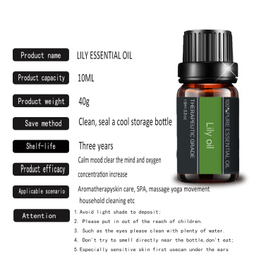 Hot Products 10ml Plant Organic Lily Essential Oil