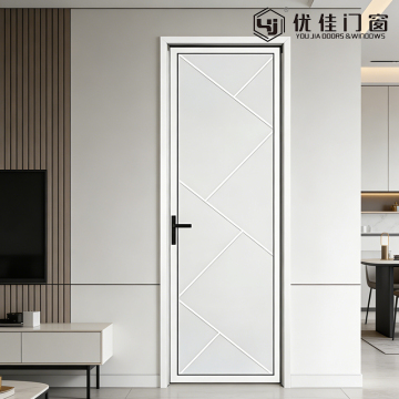 Minimalist White Frame Door