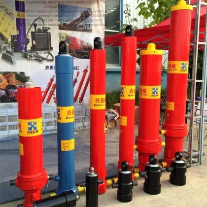 Hyva Type Long Stroke 12m Hydraulic Telescopic Cylinder for Lifting