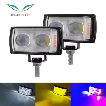 3 Inch 50W LED Work Light - RGB Driving & Strobe Light for ATV, Truck, Motorcycle