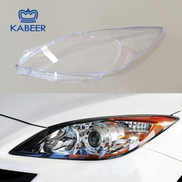 Kbaeer Universal LED Headlamp Lens Plastic Cover for MAZDA 3 2011-2015