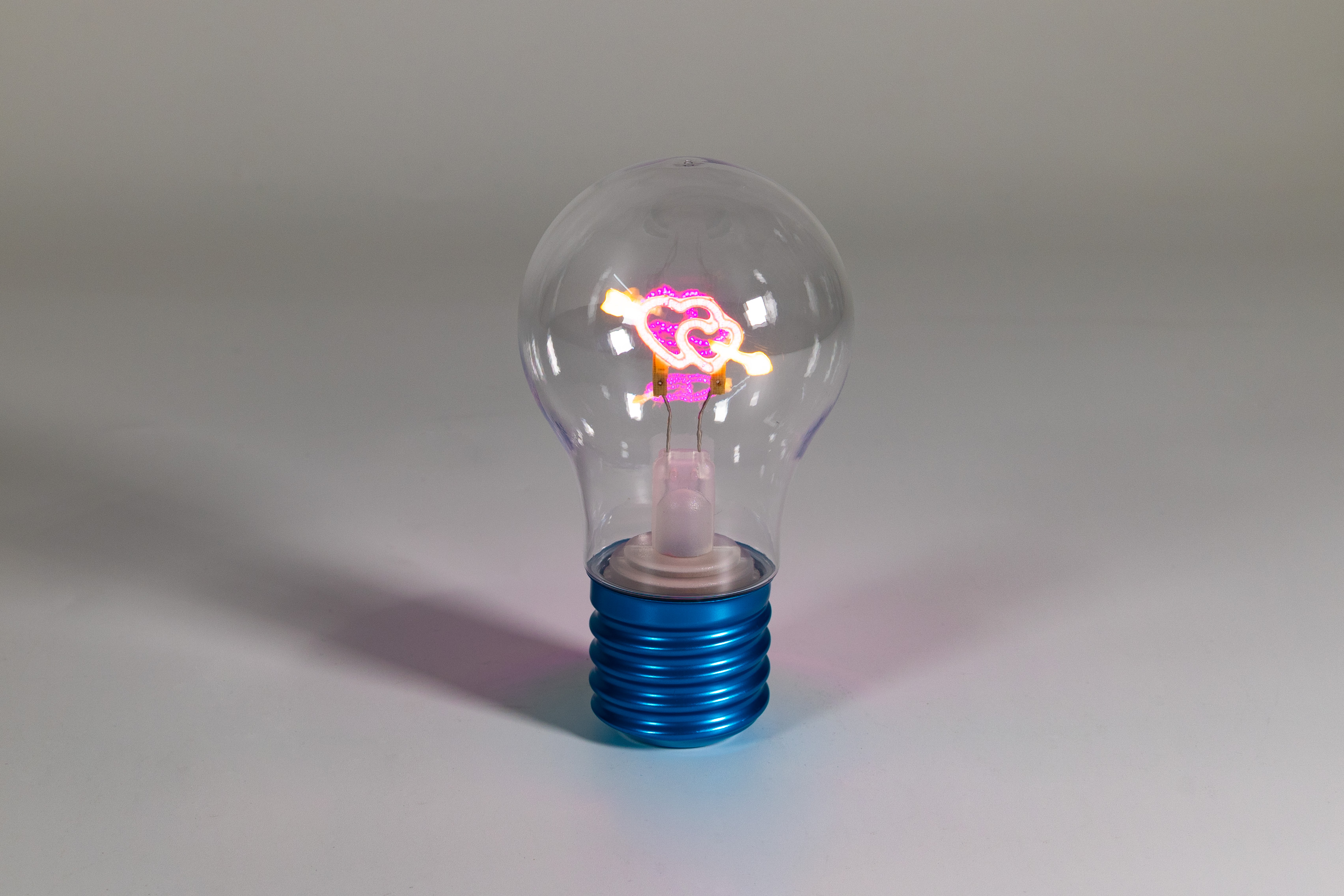 Love LED filament light bulb