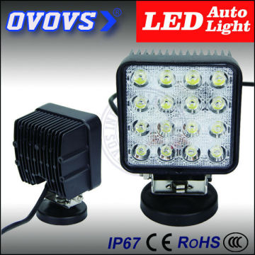 OVOVS offroad led work light square wholsale price 48w car led lamp for truck