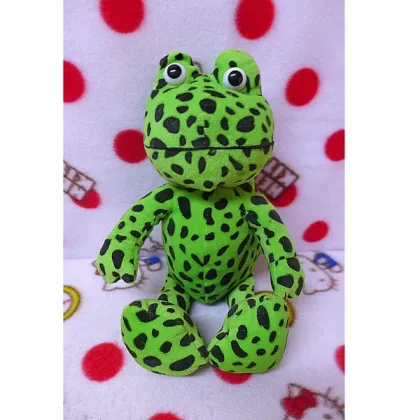 Dotted Colorful Frog Plush Big Frog stuffed Green Frog Plush Toy