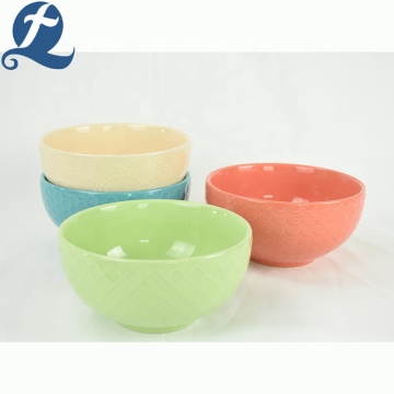 Wholesale fashion rice salad tableware set ceramic bowls