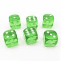 14.5MM Printing Precision Dice Translucent Green 0.57inch