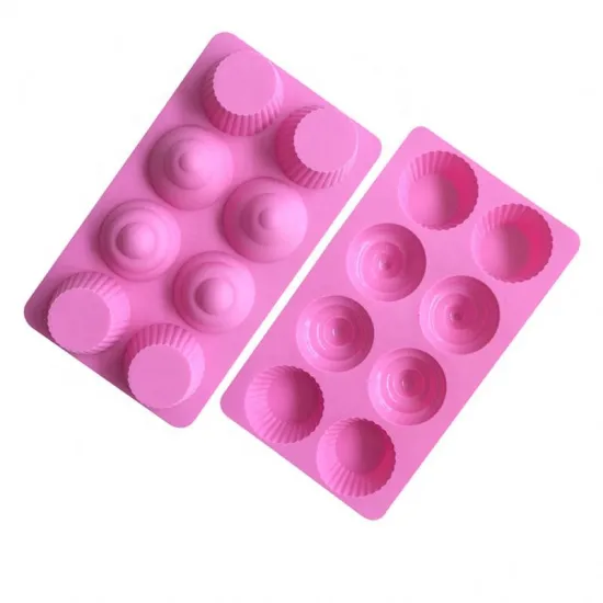 065 8 Cavity Feces Shape Chocolate Mold Silicone for Ice Cream, Fondant, and Food Makers