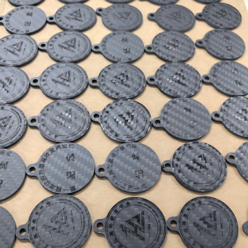 Personalized Carbon Fiber Awards with Custom Logo Design