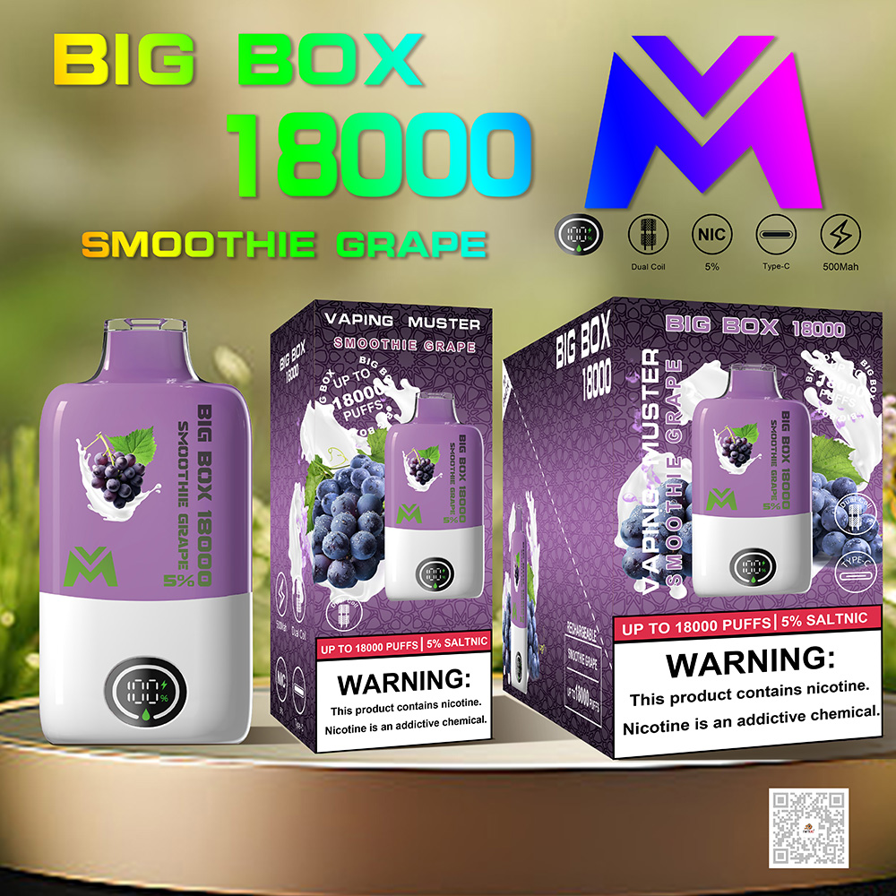 Big Box Electronic Cigarettes 18000 Puff