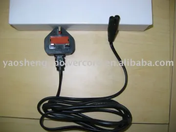British power cord with plug