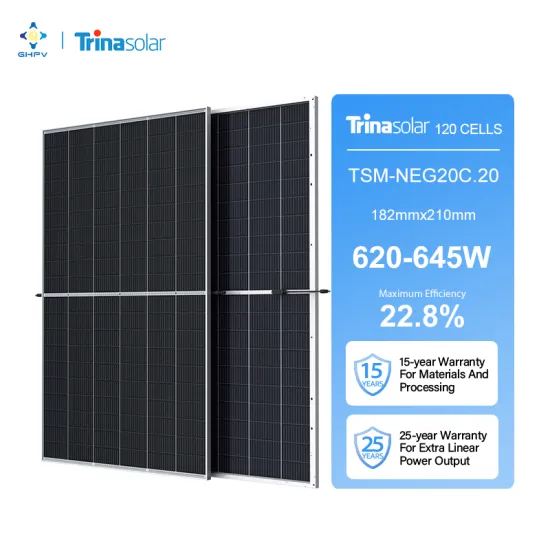 High Efficiency Trina Solar Panels: Models HJT 620W, N-Type TOPCon Bifacial TSM-NEG20C.20