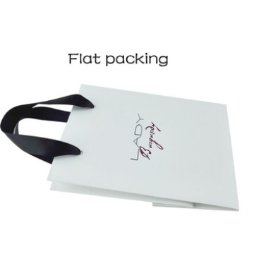 Top Fashion Good Quality White Shopping Paper Bag