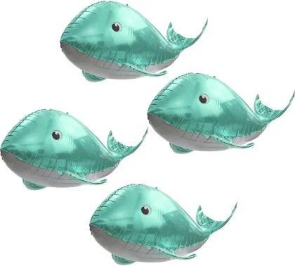 Cartoon 4D Ocean Whale Balloon