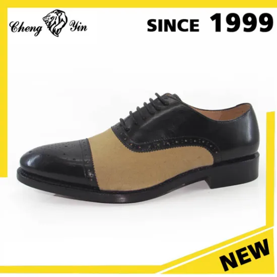 Big Sales Goodyear welt luxury Lace-up man made black oxford leather sole shoes men