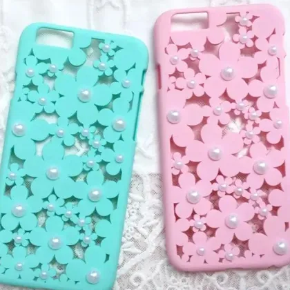 In stock Hollow Flowers Pattern Phone Shell for iphone 7 plus cases shock proof