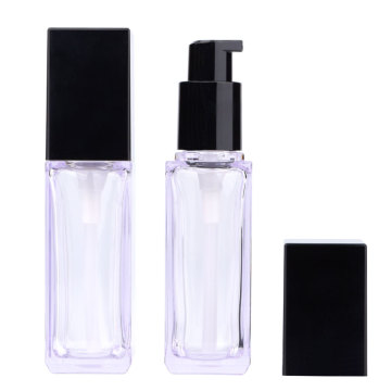 2024 New Design Plastic Square Lotion Pump Bottle for Cream and Foundation