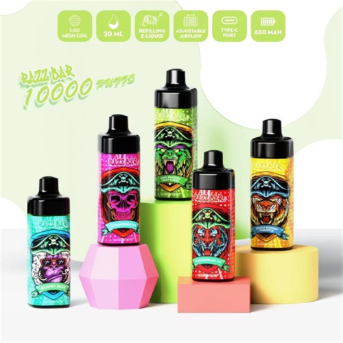 Puff 10000 Razz Bar Vape con 16 sabores