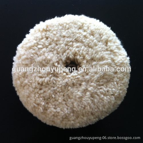 Double-Sided 100% Wool Polishing Pad with Thread Adaptor