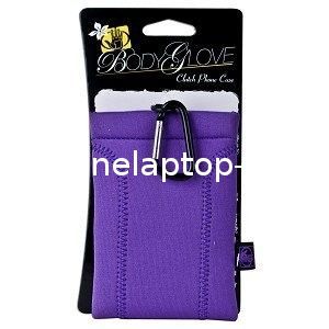 Purple Neoprene Body Glove Cell Phone Cases For Ipods , Mp3 / Mp4 Players