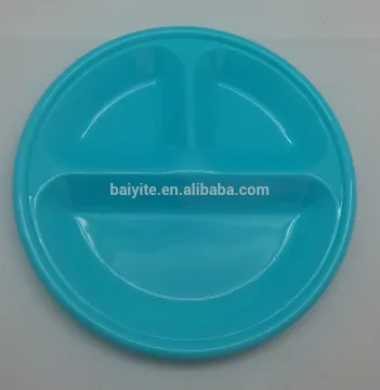 3-section plate,baby 3 divide plate,dinner dish