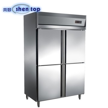 Shentop STLA-P500ZD stainless steel single door vertical freezer kitchen refrigerator commercial used (0~+10)