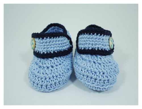 Nouvelle conception de mode colorée à la main Chaussures tricotées Crochet Baby Booties