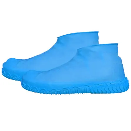 Silicone Overshoes Rain Waterproof Shoe Covers Boot Cover Protector Recyclable Silicone Waterproof Shoe Cover Unisex Shoes Rain