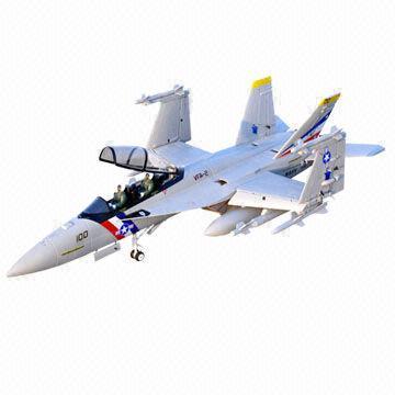 F18 Radio Model Planes with Electric Canopy, Folding Wing, Twin 70mm EDF, CE-certified