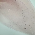 Polyester-Tüll für Mädchen mit Goldpunkten und Foliendruck