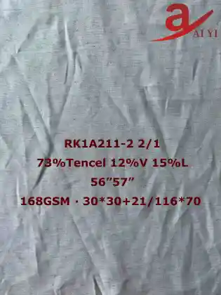 Lyocell Viscose Linen Speckled Slub Twill