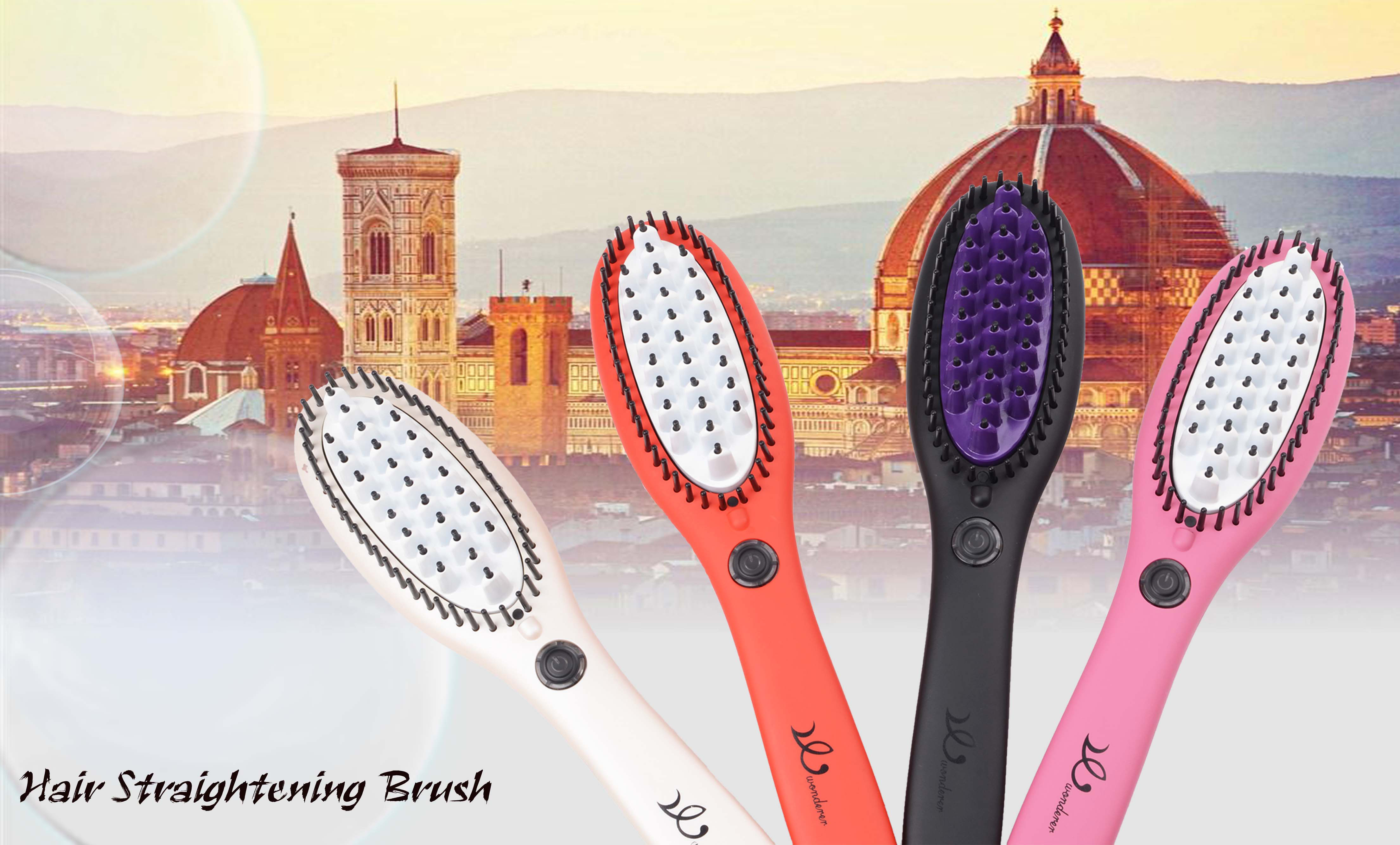 Magic Electric Hair Straightening Brush