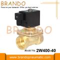 Válvula Solenoide Eléctrica de Latón 1 1/2 &#39;&#39; Agua 220VAC