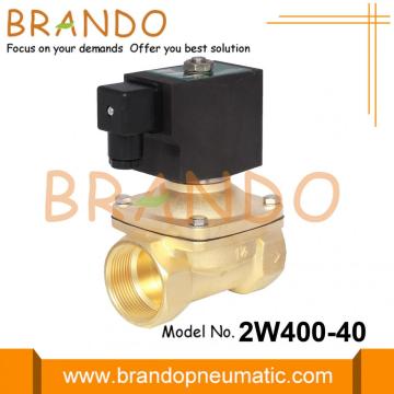 1 1/2'' Electric Brass Solenoid Valve Water 220VAC