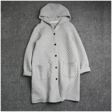 100% Cotton Ladies Quilted Coat