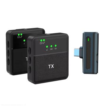 8 Hot Sale SX8 Wireless Collar Microphone for TikTok Live Interviews with Noise Cancellation