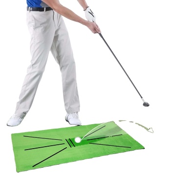 Professional Golf Swing Training Mat: Durable Hitting Pad with Swing Direction Detection for Beginners