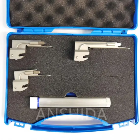 Reusable Flexible Fiber Optic Laryngoscope Set
