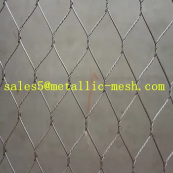 stainless steel wire rope mesh net netting