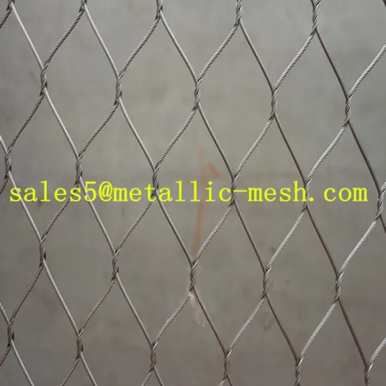 stainless steel wire rope mesh net netting