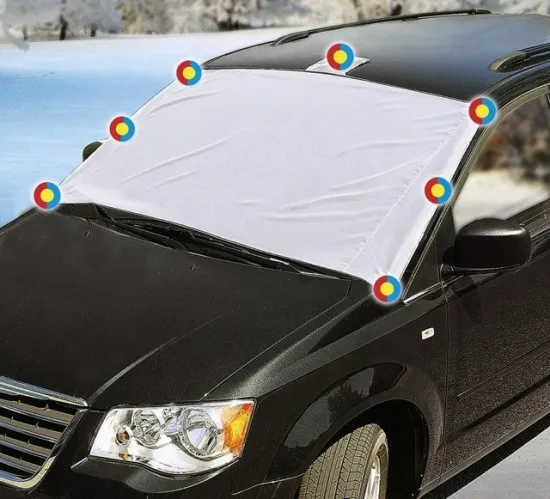 OEM Waterproof Oxford Cloth Magnetically-Fixed SUV Windshield Cover for Snow and Frost Protection