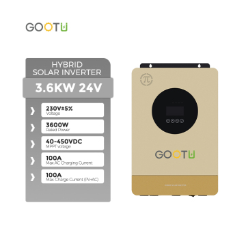 GOOTU 3600W 24Volt Hybrid Solar Power Inverter