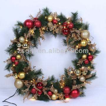 comely wholesale christmas wreath plastic handicrafts
