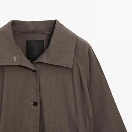 Women's casual versatile commuting style windbreaker jacket