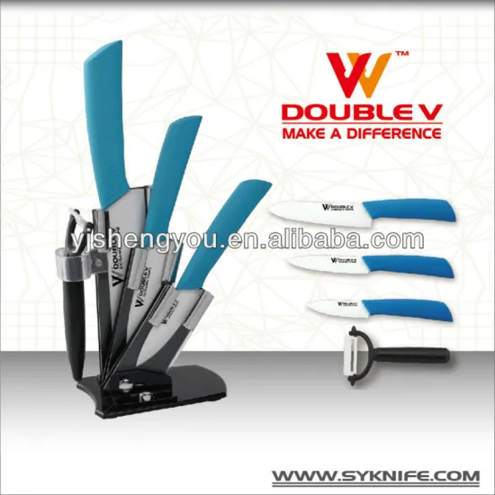 multi color knife set