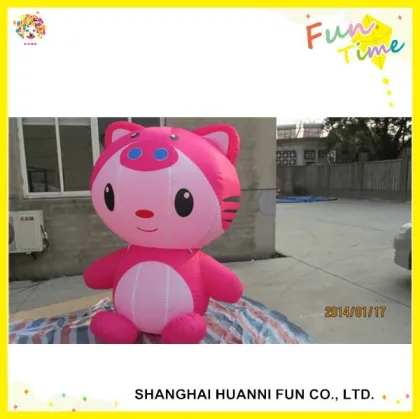 High quality kitty model advertising inflatables price
