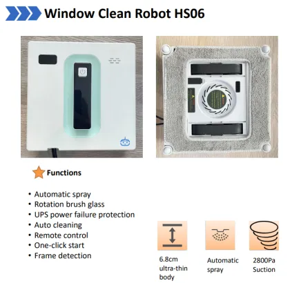 Window Cleaner Robot: Source Factory Glass Cleaning Robot with Spray Water