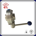 304/316L Sanitary Stainless Steel Welded Butterfly Valve