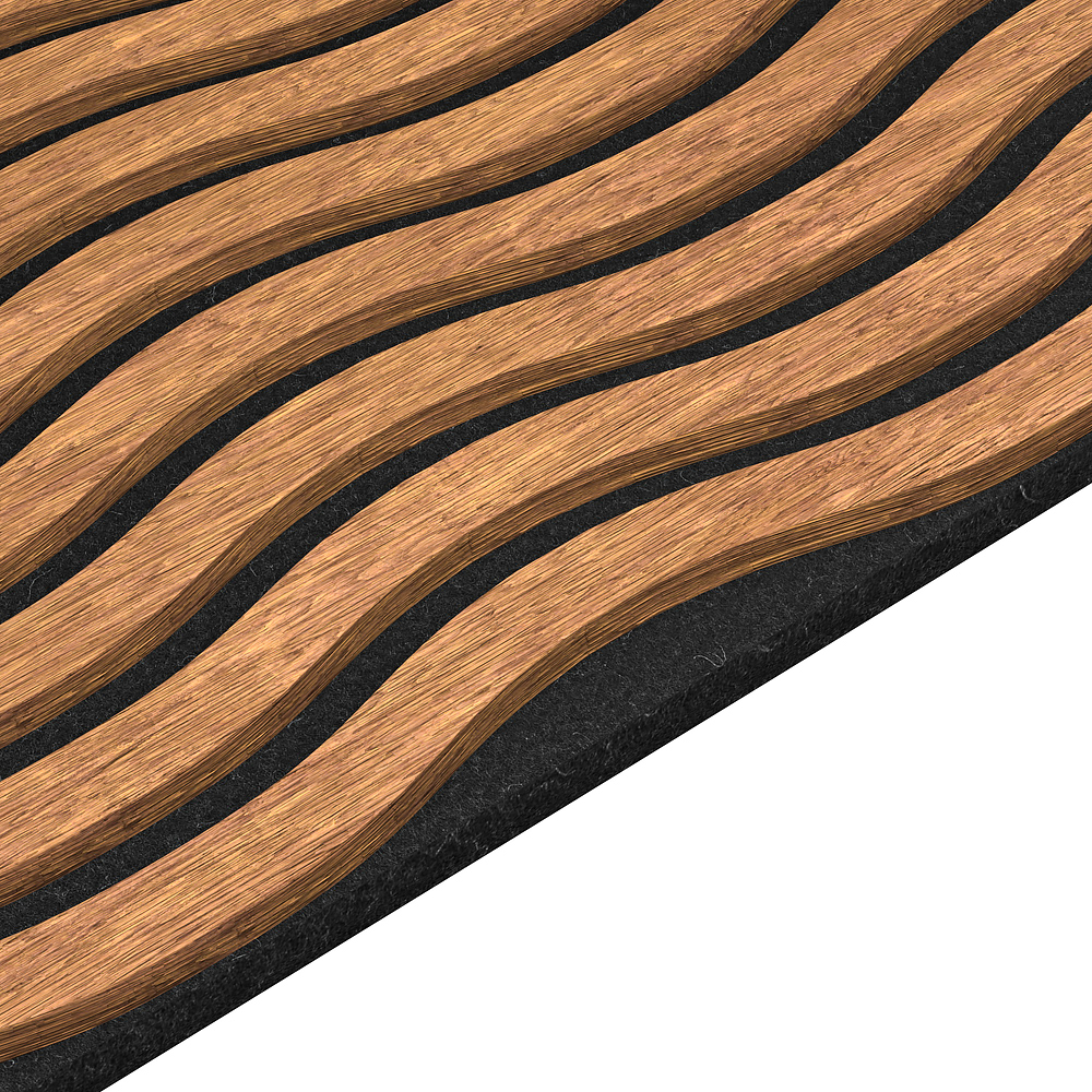 wave curved akupanel