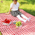 Yarn-dyed plaid thickened waterproof picnic mat