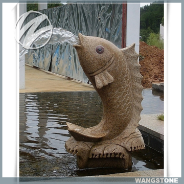 Large Outdoor Granite Fish Water Park Fountain Sculpture